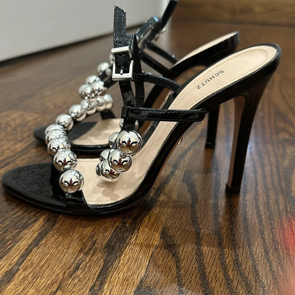 Schutz Heels with studs - size 6.5 - Picture 6 of 6